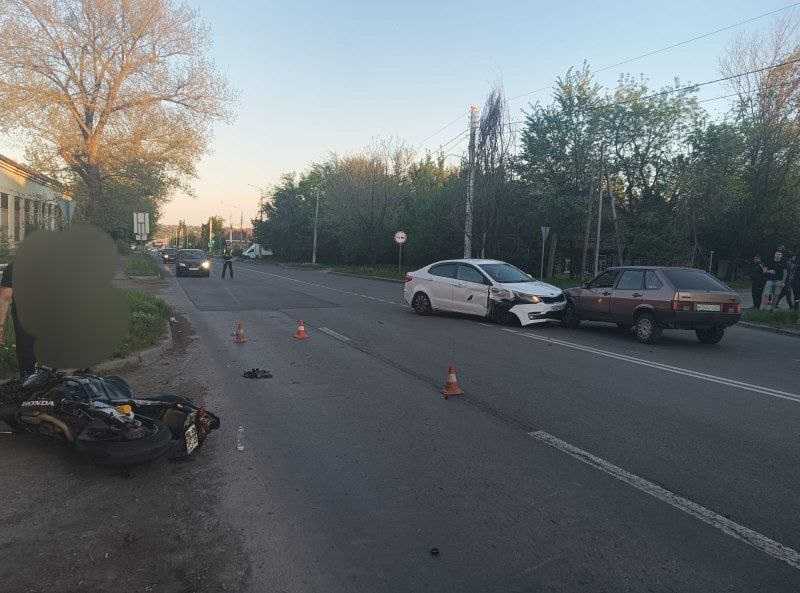 Автомобилистка на «Киа» сбила мотоциклиста на Ионова в Шахтах