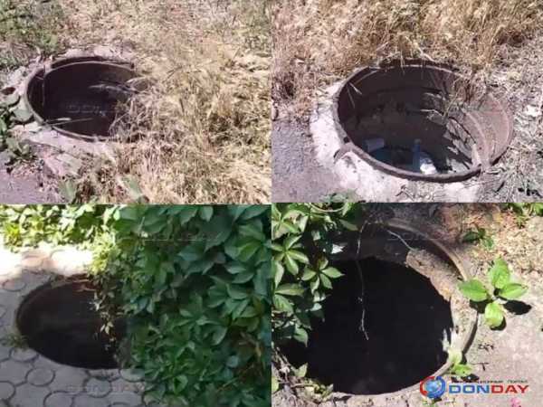 В Шахтах закрыли 4 опасных открытых люка в поселке ХБК