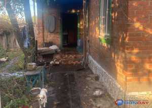 В Шахтах горел жилой дом на улице Орджоникидзе