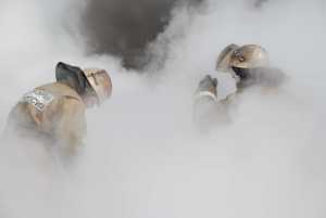 В Шахтах в Рождество горел жилой дом на улице Задорожной