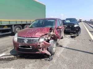 В массовом ДТП рядом с Шахтами пострадали два ребенка