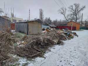 Шахтинцы жалуются на свалку в переулке Фрунзе