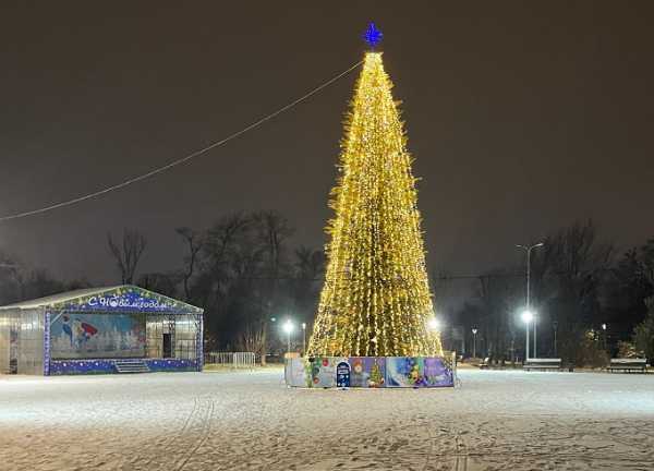 Шахтинцы пожаловались на потрепанный вид Деда Мороза и отсутствие Снегурочки у городской Елки