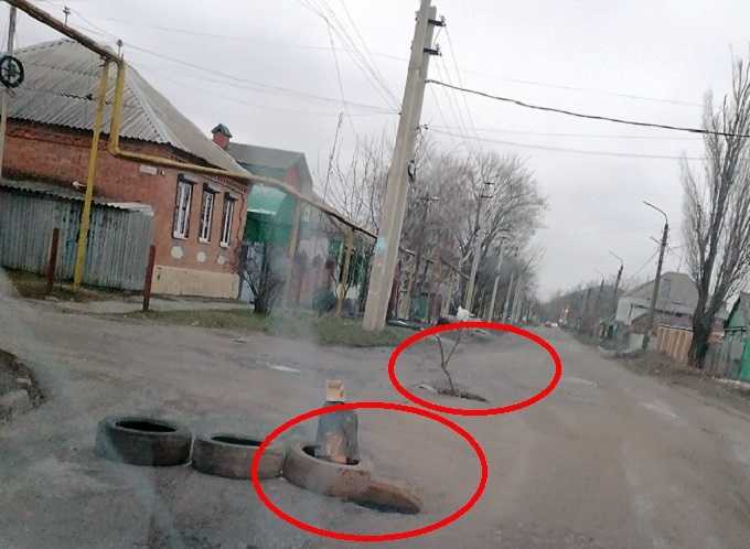 Жители жалуются на опасные люки без крышки на улице Юный Спартак в Шахтах