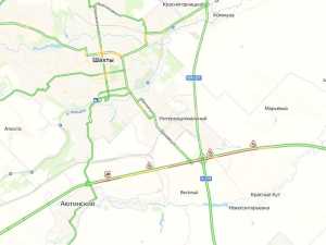 Ремонт дороги вновь стал причиной затора на М-4 под Шахтами