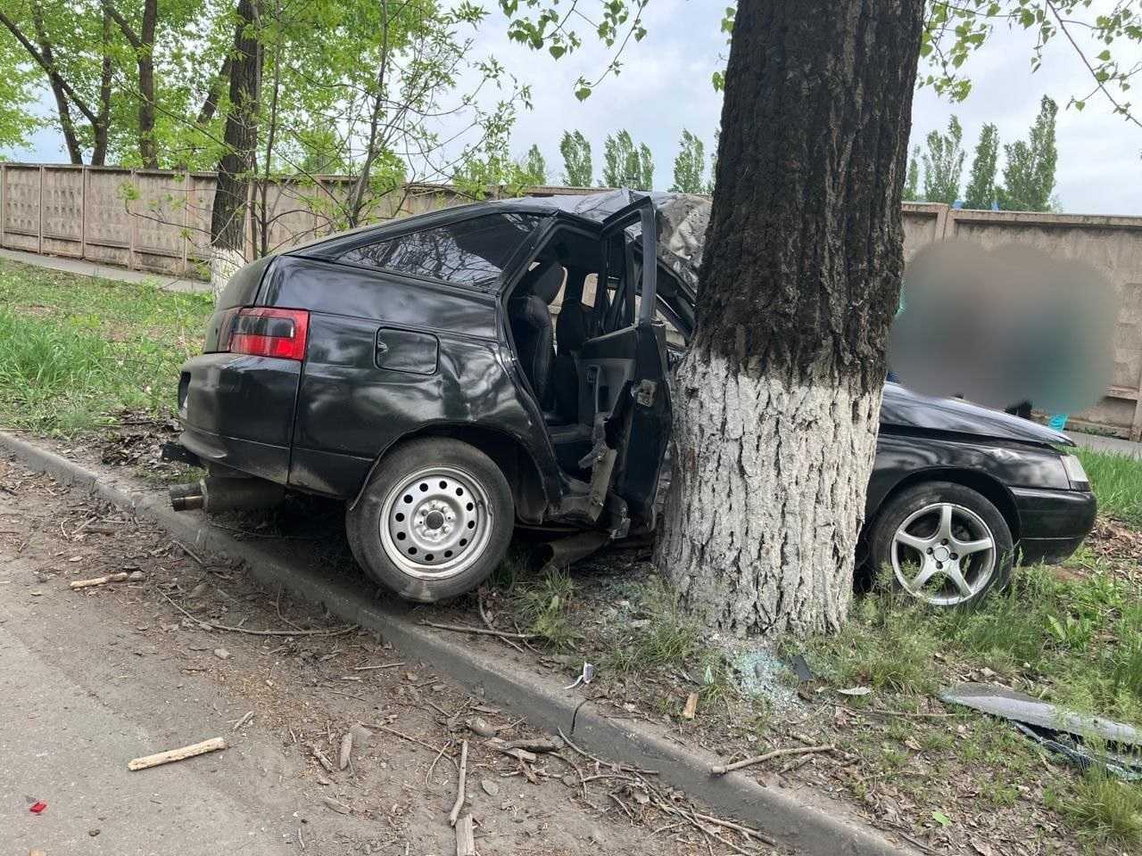 В Шахтах «двенадцатая» влетела в дерево, пострадала 19-летняя пассажирка