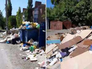 Свалка на Островского в Шахтах мешает проезду транспорта