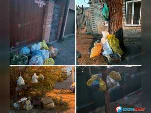 Месяц не вывозят мусор с улицы Серафимовича в Шахтах