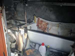 Вспыхнул пожар в доме на Мирном в Шахтах