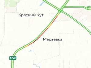 На трассе под Шахтами образовалась гигантская пробка