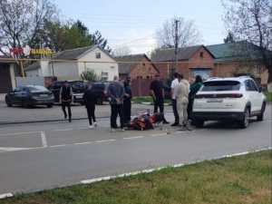 В поселке Каменоломни произошло дорожно-транспортное происшествие с участием мотоцикла