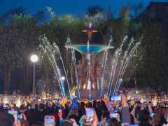 В Ростове состоялось торжественное открытие обновленного фонтана “Атланты”