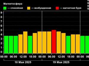 Магнитная буря накроет Шахты 19 мая