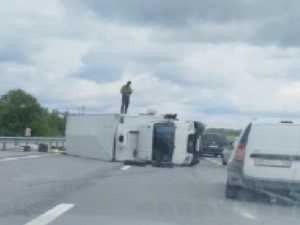 Сотрудники Госавтоинспекции проинформировали о возможных путях объезда в связи с аварией на трассе М-4 «Дон»