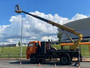 По поручению Александра Скрябина на Ворошиловском посту и улице Левобережной приступили к восстановлению освещения
