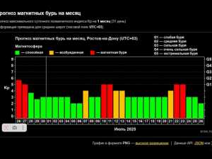 Жителей Шахт предупредили о мощных магнитных бурях 25 и 26 июня