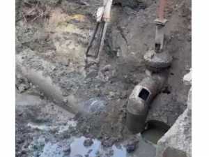 Из-за аварии на водоводе посёлок Машзавод города Шахты 2 июля остался без водоснабжения