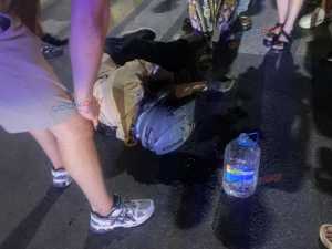 Водителя питбайка госпитализировали после жёстком ДТП в центре Шахт