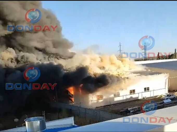 Пожар на предприятии Авангард локализован