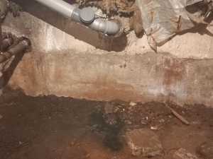 Нечистоты льются в подвал еще одного дома в Шахтах