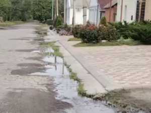 В Шахтах водопроводная вода течет по дороге три месяца и топит подвалы