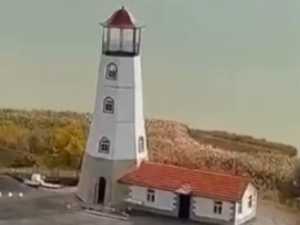 Сгоревший маяк в хуторе Мержаново Ростовской области был вновь построен