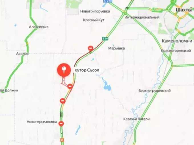 Под Шахтами затор заблокировал трассу М-4 «Дон»