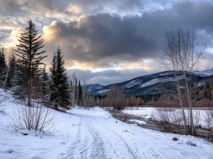 Снег ожидает жителей Шахт в последние выходные уходящего года