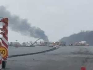 В Октябрьском районе из-за аварии образовалась пробка