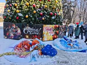 Дед Мороз испустил дух: новогодние фигуры в Шахтах сдулись спустя четыре дня