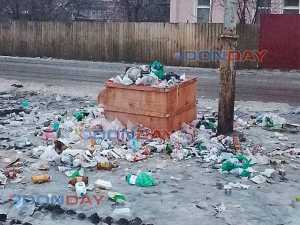 Жители поселка Артем в Шахтах пожаловались на несвоевременный вывоз мусора и отсутствие контейнерных площадок