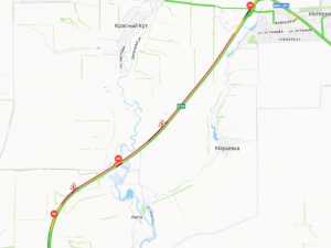 Движение на трассе М-4 под Шахтами вновь затруднено из-за ремонта дороги