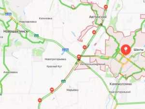 Многокилометровая пробка сковала трассу М-4 «Дон» в районе Шахт