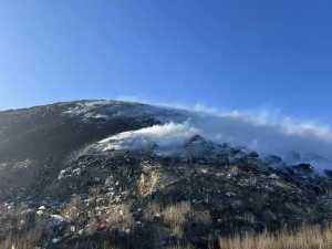 На полигоне в Шахтах сократилась площадь тления, но задымление сохраняется