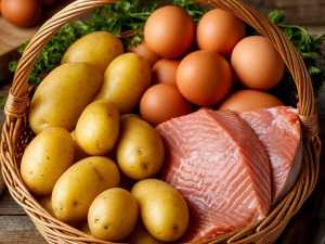 Рыба, мясо, яйца и картофель оказались самыми дорогими продуктами в Шахтах среди городов региона