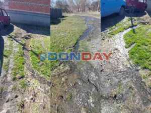 Два месяца нет напора воды в поселке Поповка города Шахты