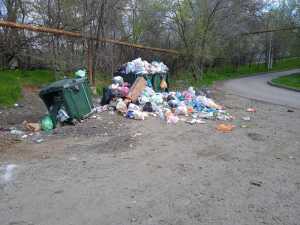 Шахтинцы пожаловались на горы отходов и сломанный бак