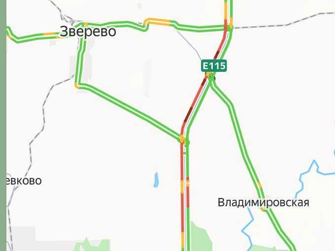 Огромная пробка образовалась на трассе М-4 «Дон» под Шахтами