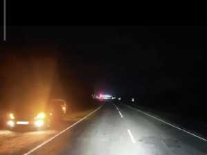 Пешехода сбили насмерть на трассе в Октябрьском районе